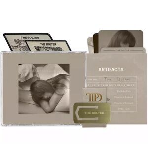 Taylor Swift Tortured Poets Deluxe CD Set With/The Bolter New Sealed In Hand